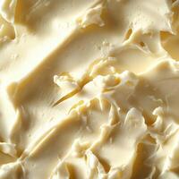 Creamy soft cheese texture for culinary uses and presentation photo