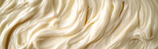 Rich, soft cheese showcases a velvety texture in a close-up shot photo