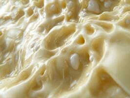 Soft cheese texture showcasing creamy and rich consistency photo