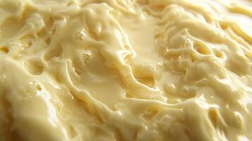 Soft cheese texture captured with fine detail and creamy appeal photo
