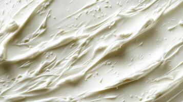 Creamy soft cheese spread with a smooth, rich texture on display photo