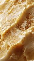 Creamy goat cheese showing natural texture and color variations photo