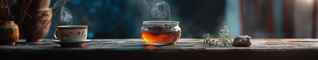 Exploring the benefits and preparation of shilajit tea at home photo