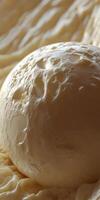 Melt in your mouth freshness of mozzarella cheese captured under natural light photo