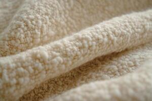 Soft and Cozy Boucle Fabric with Textured Finish Ideal for Home Decor and Fashion Projects photo