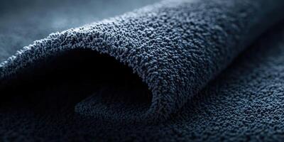 Soft boucle fabric draped gracefully on a surface in a serene indoor setting photo