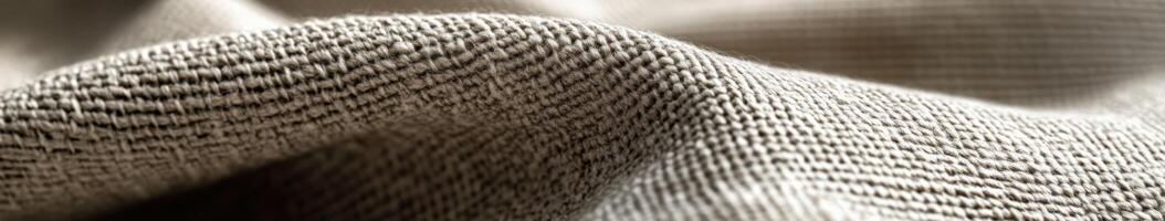 Close up view of boucle fabric showcasing its unique texture and design in a soft neutral tone for textile enthusiasts photo