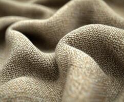 Unique boucle fabric texture showcasing intricate patterns and subtle tones for design inspiration photo