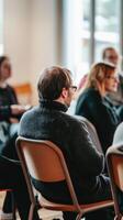 Group therapy session supports mental well-being photo