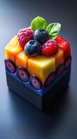 A square of fruit photo