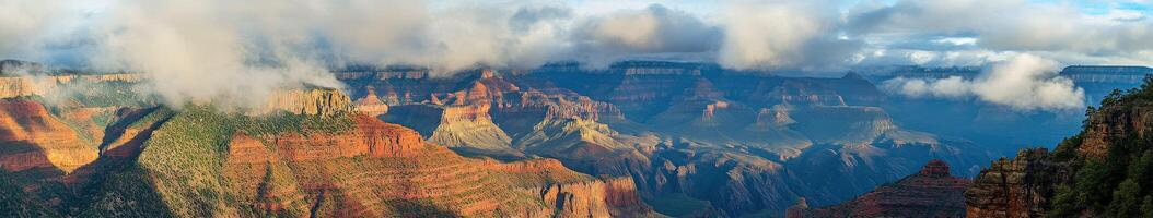 Scenic view of Grand Canyon cliffs photo