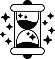 clock with a face and a white hour hand vector