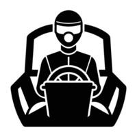 Immersive Virtual Driving Simulator with User Operating a Realistic Digital Vehicle vector