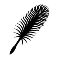 Sea pen swaying gently with its feathery structure elegantly extended vector