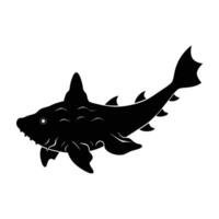 Tasselled Wobbegong Shark Camouflaged on Ocean Floor in Subtle Underwater Display vector