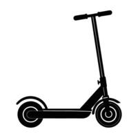 Self balancing electric scooter designed with a durable handlebar for efficient travel vector