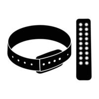 Smart LED strip lights with remote control for vibrant customizable ambiance vector