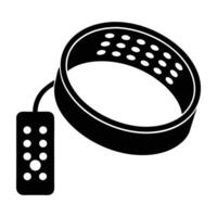 Smart LED strip lights featuring remote control for dynamic indoor lighting effects vector