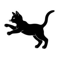 Vibrant Kitten Leaping Energetically Forward with Boundless Enthusiasm and Play vector