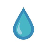 Modern Simple Raindrop Falling Icon and Isolated Background vector