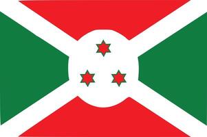 Burundi flag. Accurate dimensions and official colors. This file is suitable for digital editing and printing of any size. vector