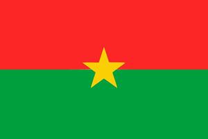 Burkina Faso flag. Accurate dimensions and official colors. This file is suitable for digital editing and printing of any size. vector