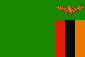 Zambia flag. Accurate dimensions and official colors. This file is suitable for digital editing and printing of any size. vector