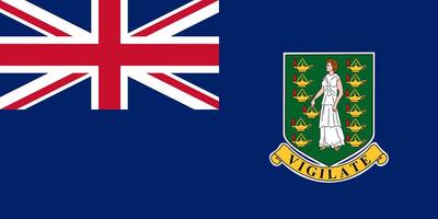 British Virgin Islands flag. Accurate dimensions and official colors. This file is suitable for digital editing and printing of any size. vector