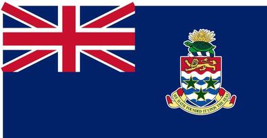 Cayman Islands flag. Accurate dimensions and official colors. This file is suitable for digital editing and printing of any size. vector