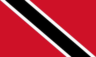 Trinidad And Tobago flag. Accurate dimensions and official colors. This file is suitable for digital editing and printing of any size. vector