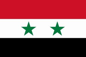 Suriah flag. Accurate dimensions and official colors. This file is suitable for digital editing and printing of any size. vector