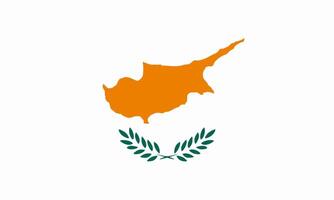 Siprus flag. Accurate dimensions and official colors. This file is suitable for digital editing and printing of any size. vector