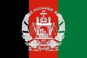 Afghanistan flag. Accurate dimensions and official colors. This file is suitable for digital editing and printing of any size. vector