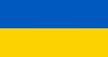Ukraine flag. Accurate dimensions and official colors. This file is suitable for digital editing and printing of any size. vector