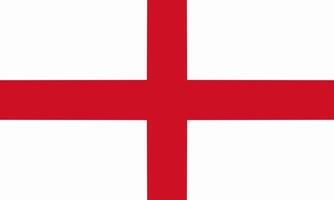 England flag. Accurate dimensions and official colors. This file is suitable for digital editing and printing of any size. vector