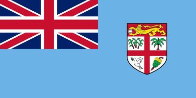 Fiji flag. Accurate dimensions and official colors. This file is suitable for digital editing and printing of any size. vector