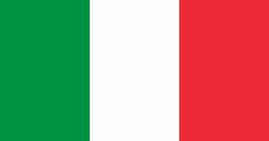 Italy flag. Accurate dimensions and official colors. This file is suitable for digital editing and printing of any size. vector