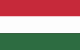 Hungary flag. Accurate dimensions and official colors. This file is suitable for digital editing and printing of any size. vector