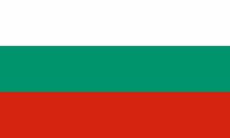 Bulgaria flag. Accurate dimensions and official colors. This file is suitable for digital editing and printing of any size. vector