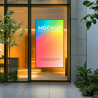 Minimal Elegant Storefront Mockup for Branding Concepts psd