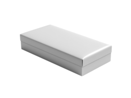 sleek white rectangular box with smooth surface, perfect for storage or gifting png