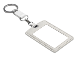 blank keychain holder with keyring, perfect for personalizing png
