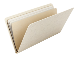 closed folder with blank pages, ideal for organizing documents and notes png