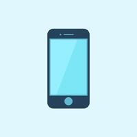 Modern Smartphone with a Sleek Touchscreen Display vector