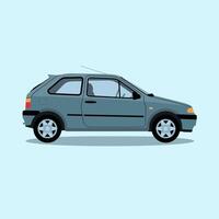 Premium Hatchback Car with a Smooth and Elegant Profile vector