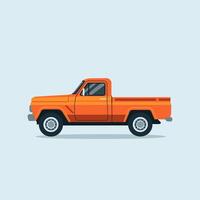 Rugged Pickup Truck with a Durable and Powerful Build vector