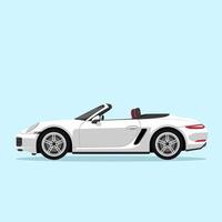 High-Performance Convertible for a Dynamic Road Experience vector