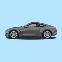 Fast and Agile Coupe Car for a Dynamic Driving Experience vector