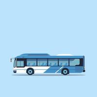 Efficient Public Transport Bus with Spacious Seating vector
