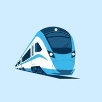 Ultra-Fast High-Speed Train for Efficient Transportation vector
